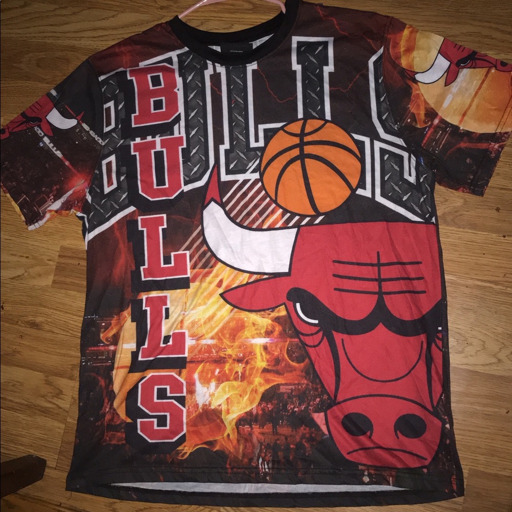 Official NBA Chicago Bulls All-over Print Tee